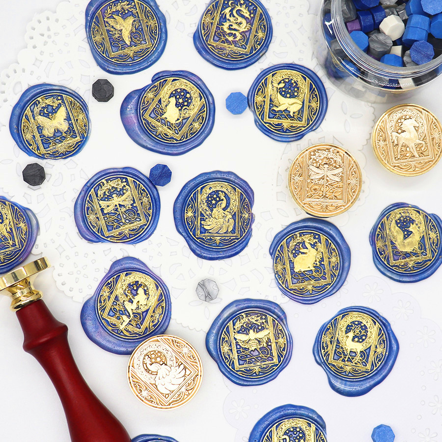 Himmel Tier Wachssiegel Stempe – Wax Seal Stamp Set Bewertung und Preis