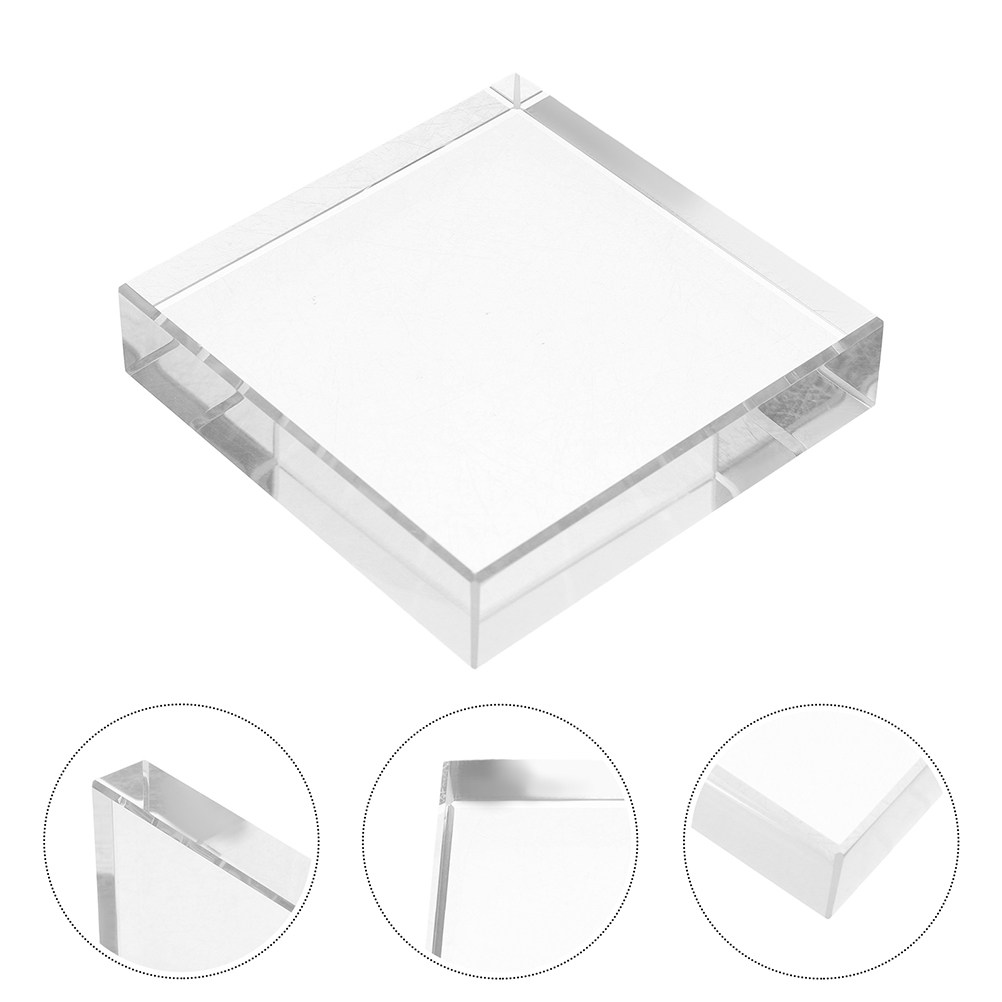 Klarer Kristall-Quadrat-Papier – Paper Weight Crystal Bewertung und Preis